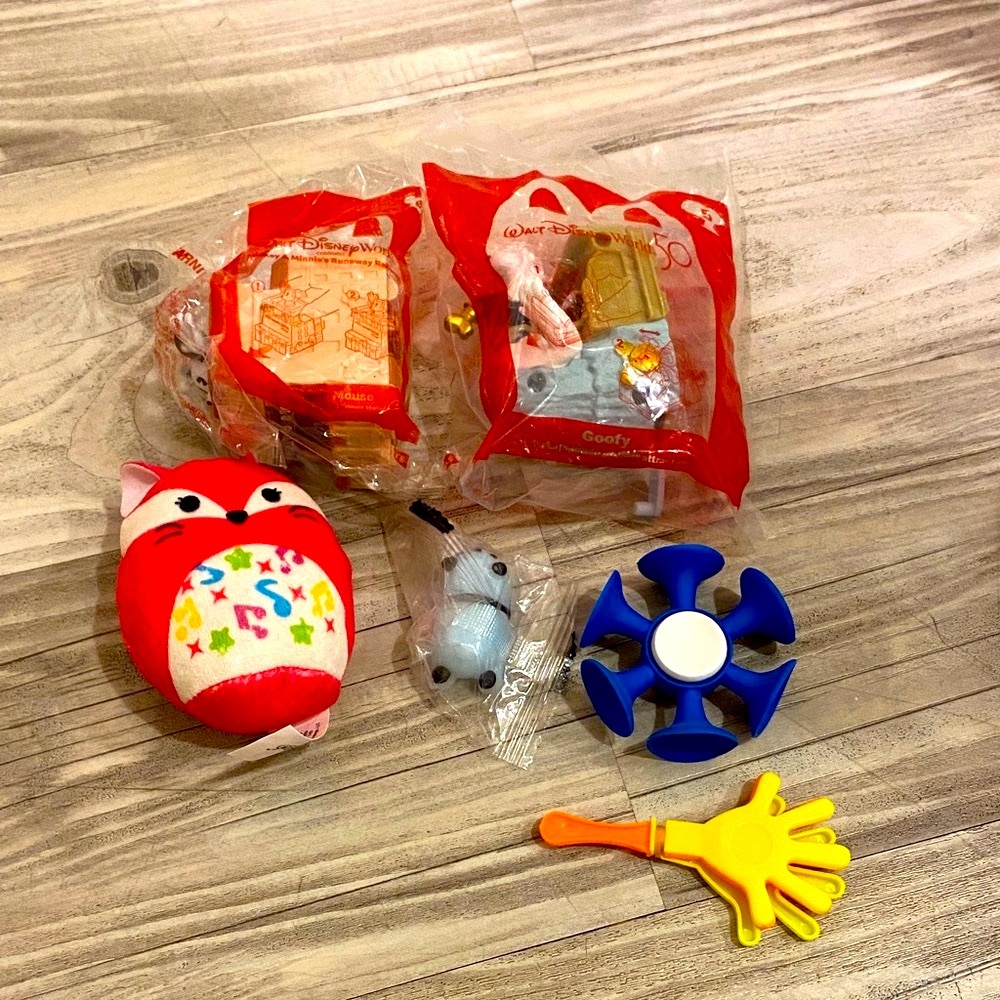 **SET OF 6** (VALUE) McDonald’s Toy + Colorful Fidgets